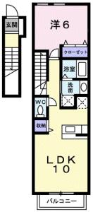 エスペランサ翔 202【間取図】 999999 (エスペランサ翔202.jpg)