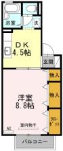 [賃貸物件]�プレステージュ21 Ⅲ棟�詳細情報-間取り