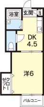 [賃貸物件]�リバーハイツとも�詳細情報-間取り